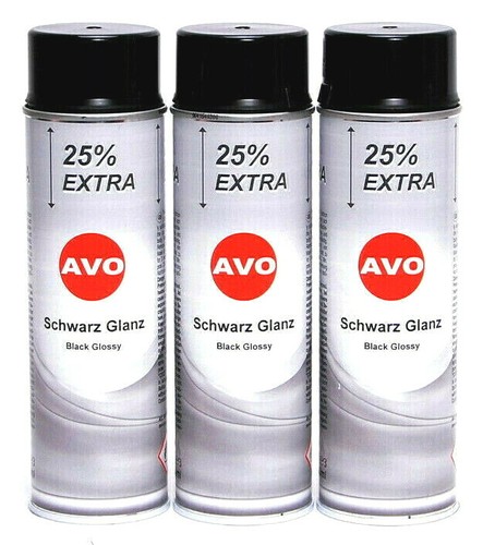 Lackspray schwarz glänzend