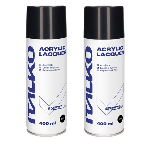 Lackspray schwarz glänzend - schwarz,