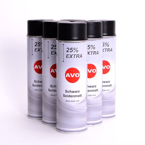 Avo schwarz seidenmatt - schwarz,