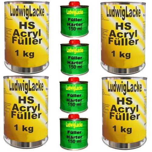 Set acryl füller weiss - kg,