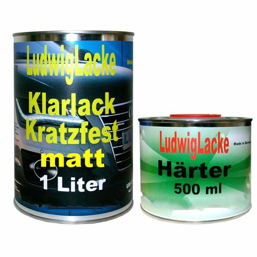 Klarlack liter set - klarlack, 2k