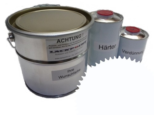 Liter set autolack - set, ral